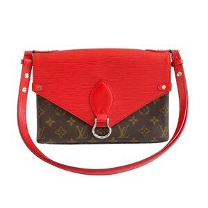 Louis Vuitton Epi Saint Michel Coquelicot Red